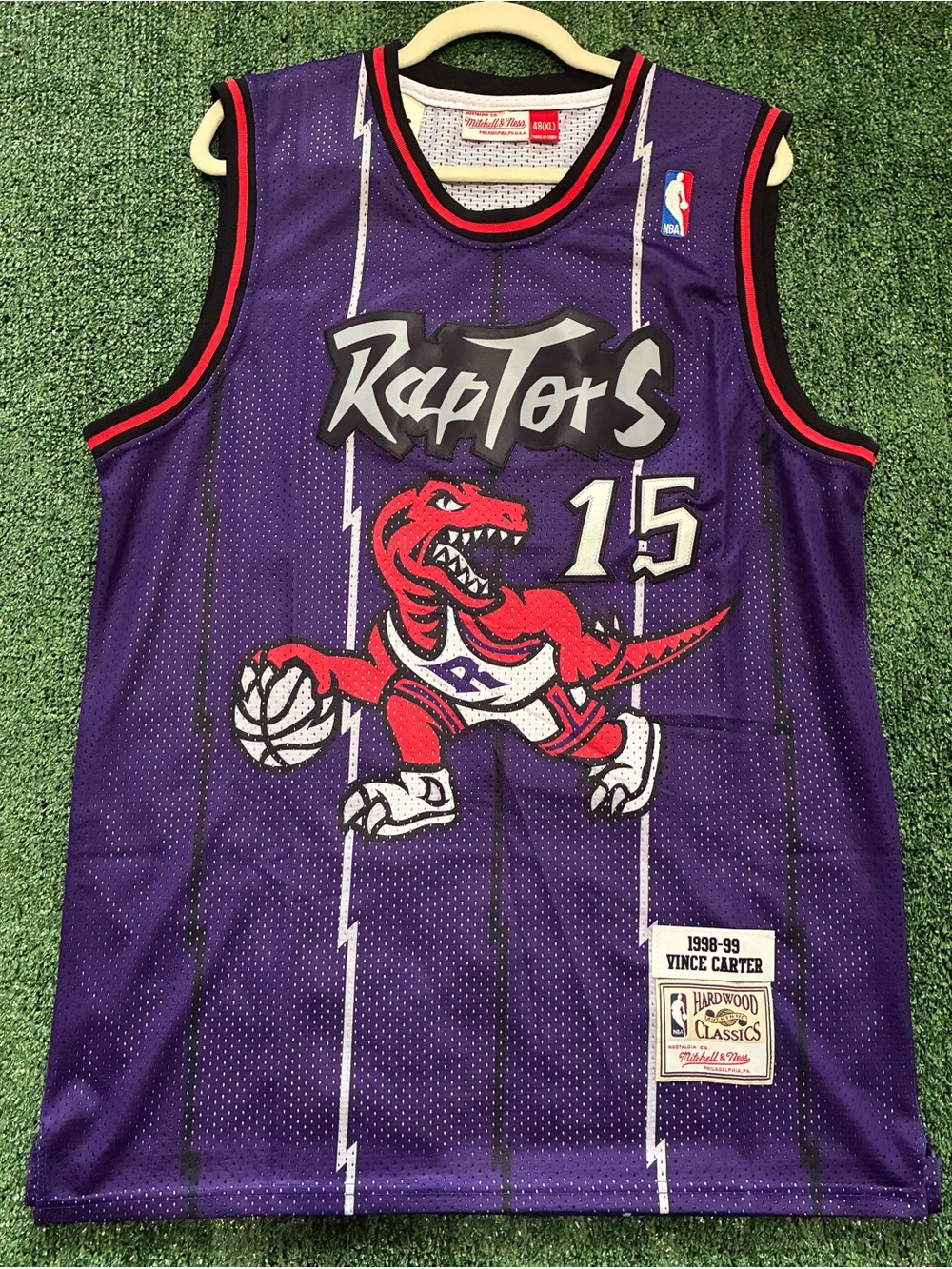Purple Toronto Raptors Vince Carter #15 Retro Jersey